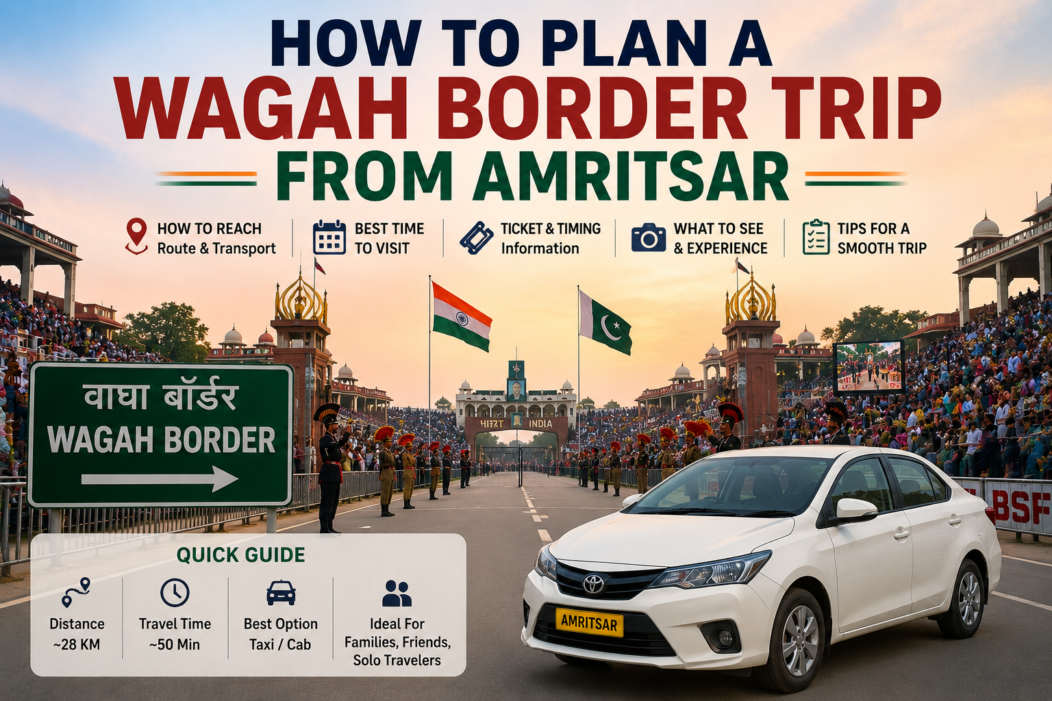 How to Plan a Wagah Border Trip from Amritsar